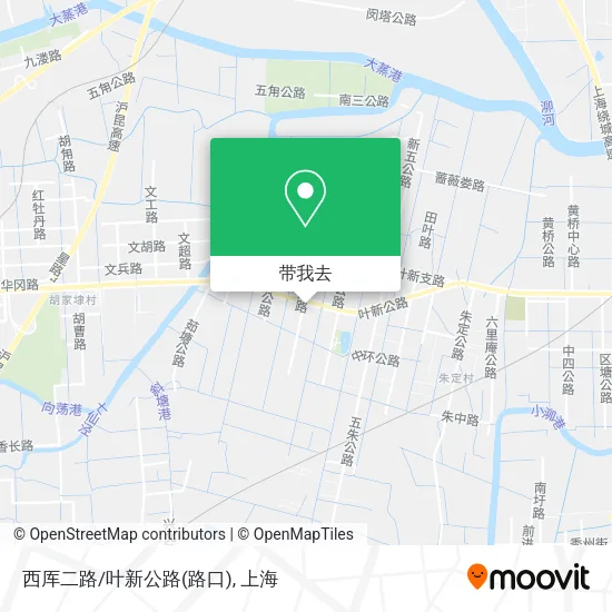 西厍二路/叶新公路(路口)地图