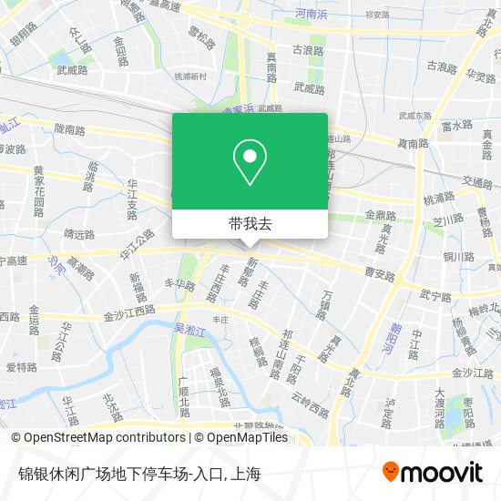 锦银休闲广场地下停车场-入口地图