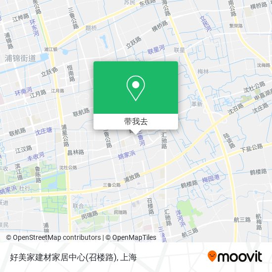 好美家建材家居中心(召楼路)地图