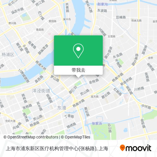 上海市浦东新区医疗机构管理中心(张杨路)地图