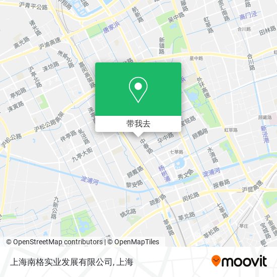 上海南格实业发展有限公司地图