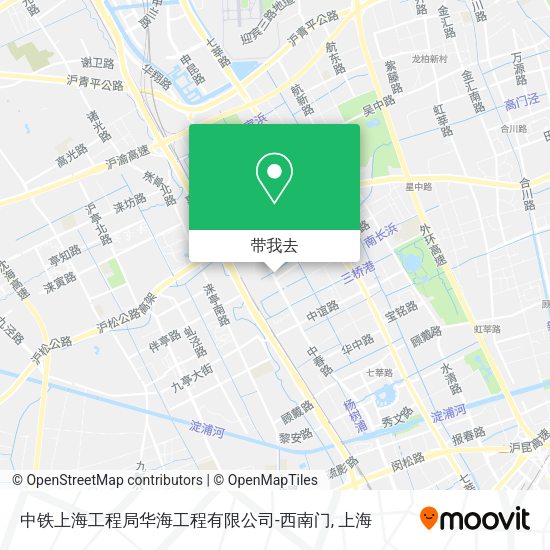 中铁上海工程局华海工程有限公司-西南门地图