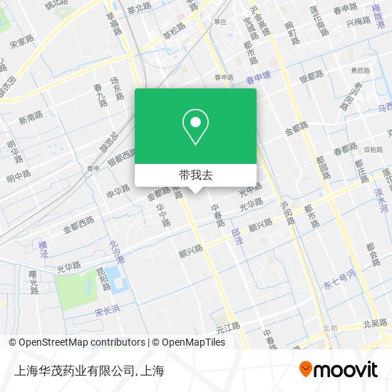 上海华茂药业有限公司地图