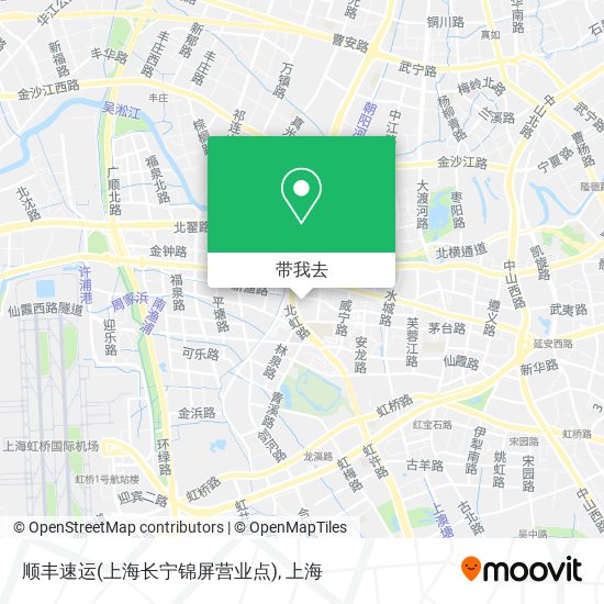 顺丰速运(上海长宁锦屏营业点)地图
