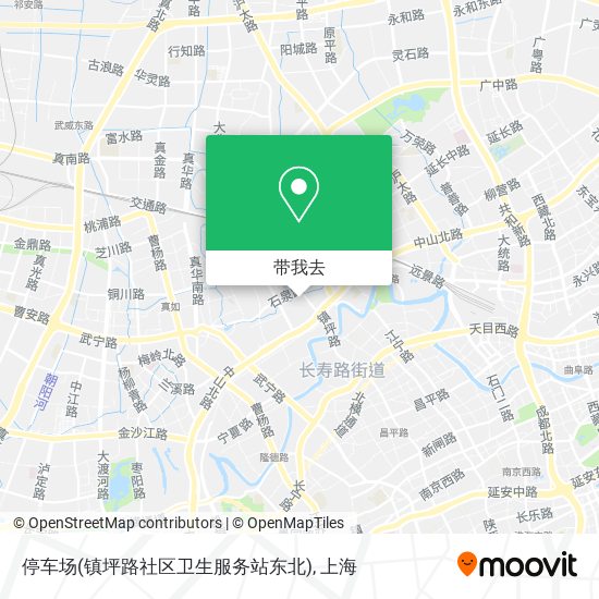 停车场(镇坪路社区卫生服务站东北)地图