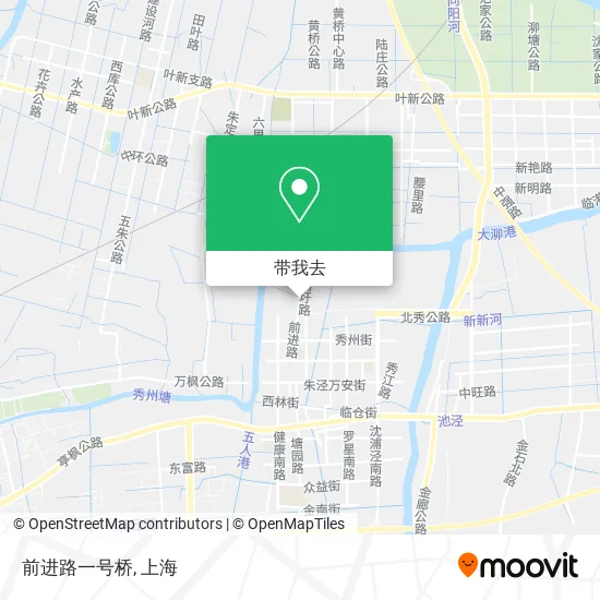 前进路一号桥地图