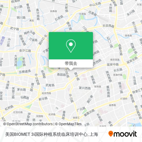 美国BIOMET 3i国际种植系统临床培训中心地图