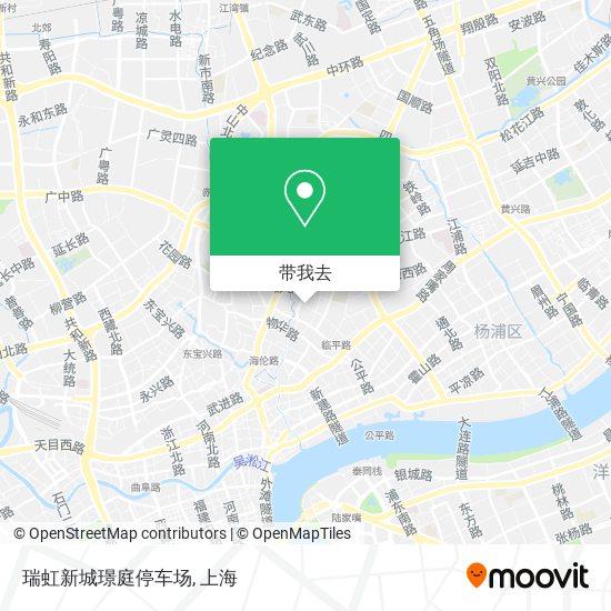 瑞虹新城璟庭停车场地图