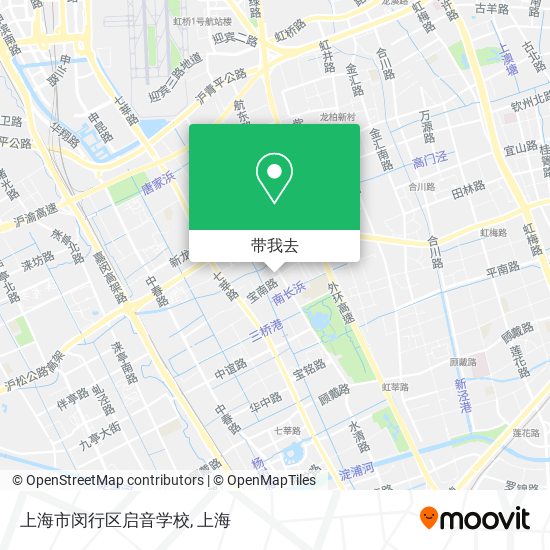 上海市闵行区启音学校地图