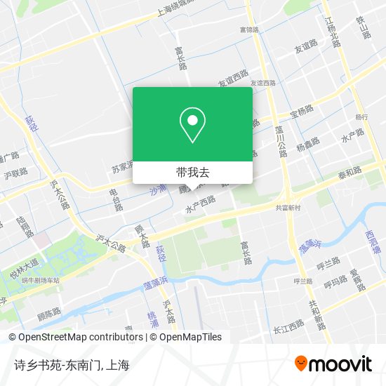诗乡书苑-东南门地图