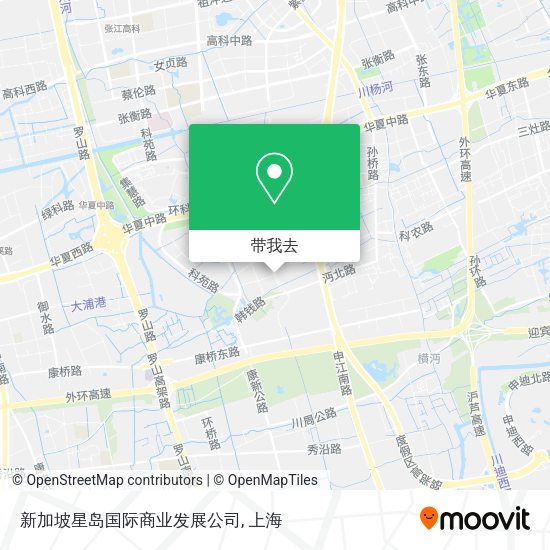 新加坡星岛国际商业发展公司地图