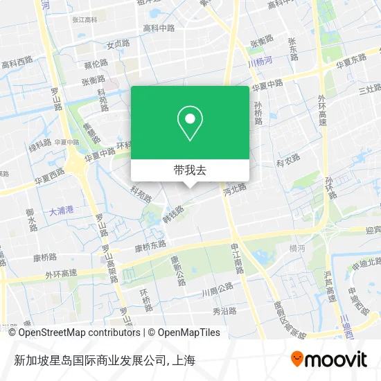 新加坡星岛国际商业发展公司地图