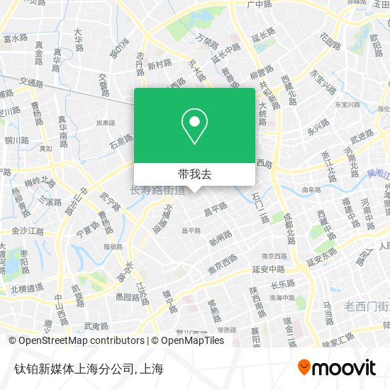 钛铂新媒体上海分公司地图