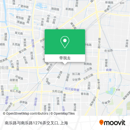 南乐路与南乐路1276弄交叉口地图