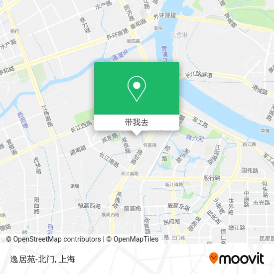 逸居苑-北门地图