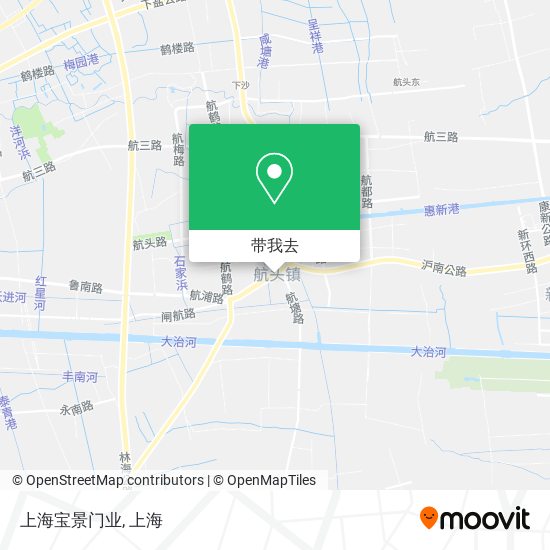 上海宝景门业地图