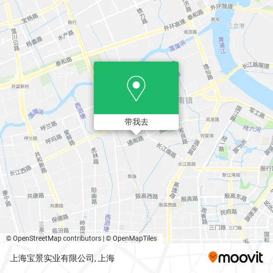 上海宝景实业有限公司地图
