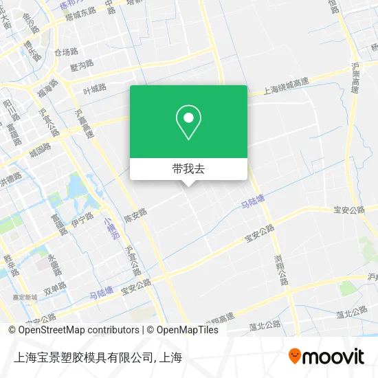 上海宝景塑胶模具有限公司地图