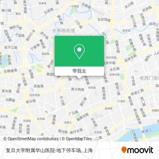复旦大学附属华山医院-地下停车场地图