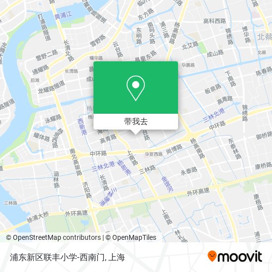 浦东新区联丰小学-西南门地图