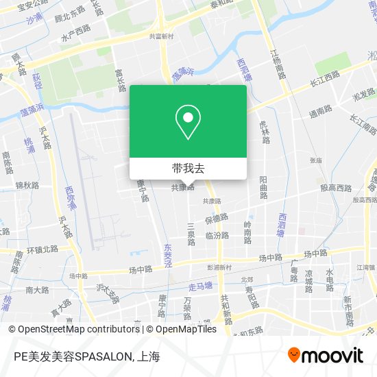 PE美发美容SPASALON地图
