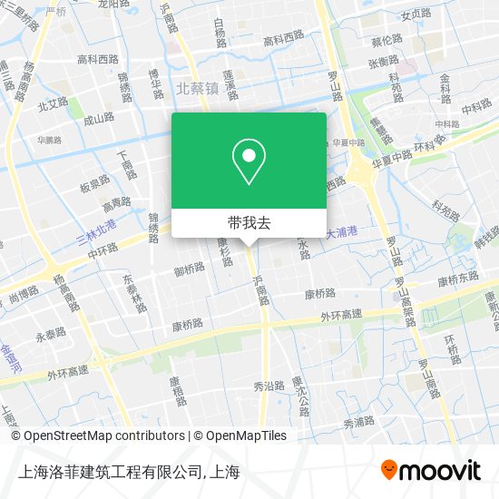 上海洛菲建筑工程有限公司地图