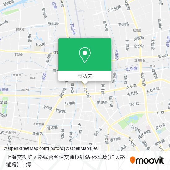 上海交投沪太路综合客运交通枢纽站-停车场(沪太路辅路)地图