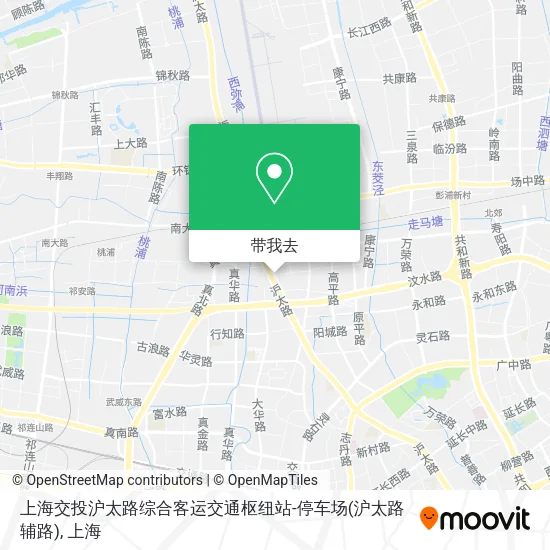 上海交投沪太路综合客运交通枢纽站-停车场(沪太路辅路)地图