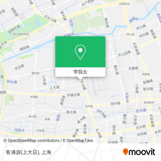 客满源(上大店)地图