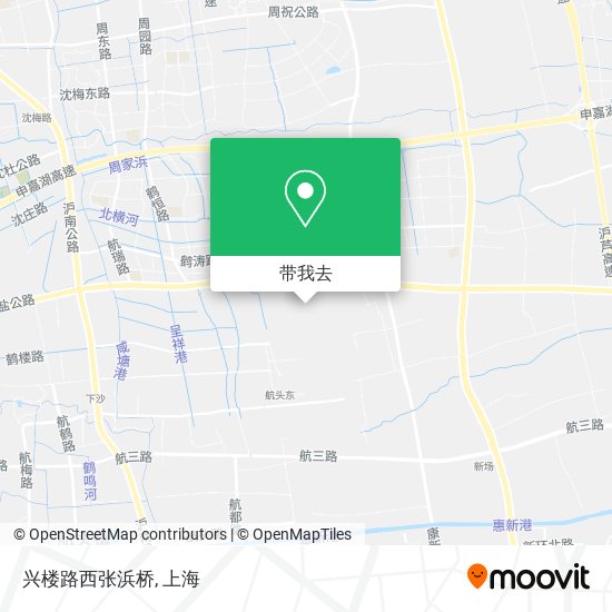兴楼路西张浜桥地图