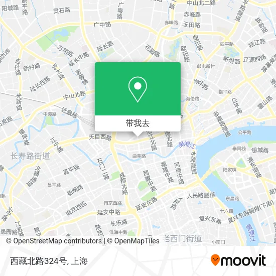 西藏北路324号地图