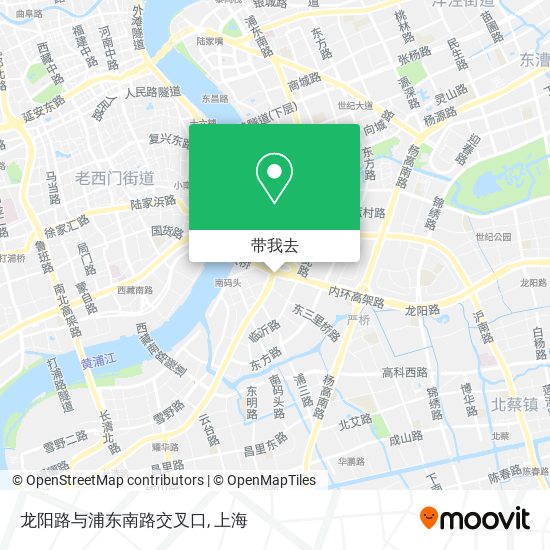 龙阳路与浦东南路交叉口地图