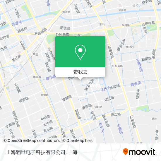 上海翱世电子科技有限公司地图