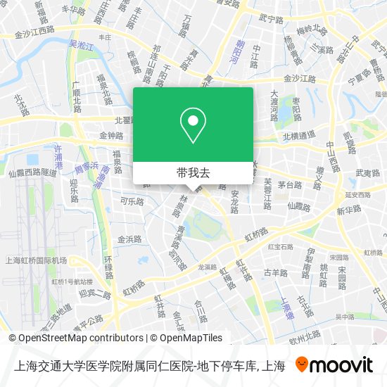 上海交通大学医学院附属同仁医院-地下停车库地图