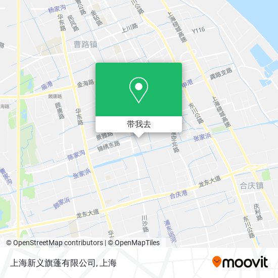 上海新义旗蓬有限公司地图