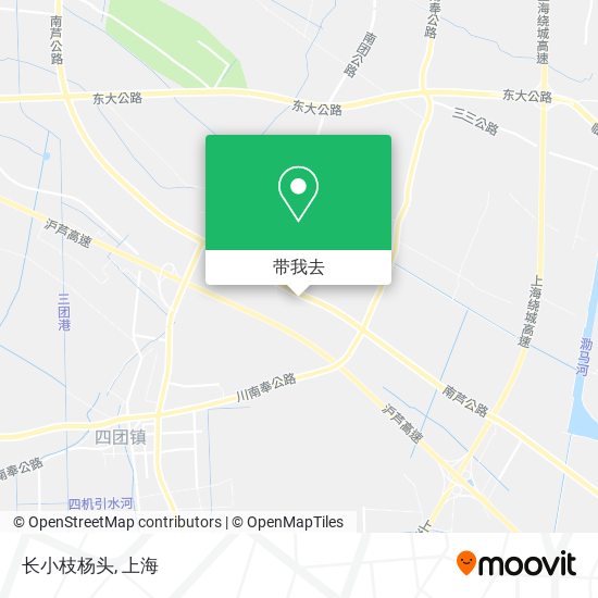 长小枝杨头地图