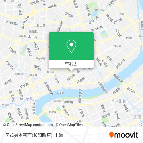 吴茂兴本帮面(长阳路店)地图