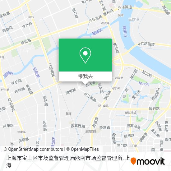 上海市宝山区市场监督管理局淞南市场监督管理所地图