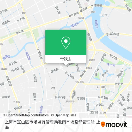 上海市宝山区市场监督管理局淞南市场监督管理所地图