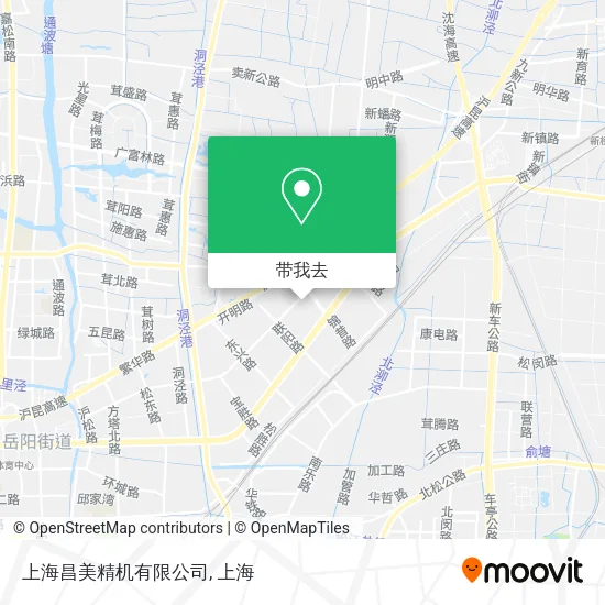 上海昌美精机有限公司地图