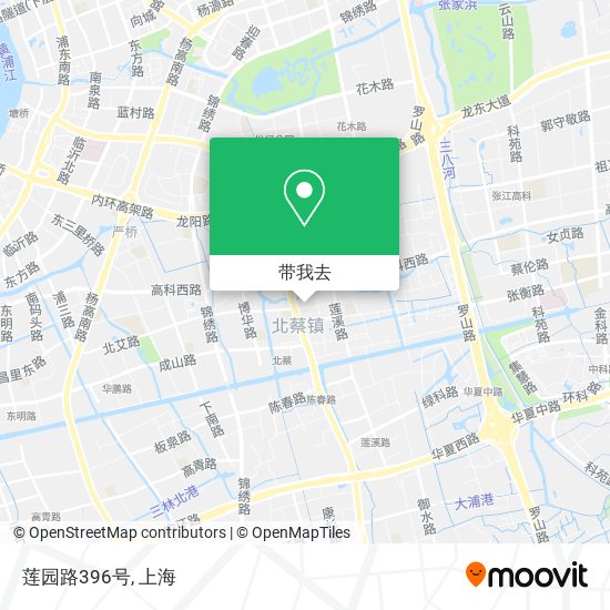 莲园路396号地图