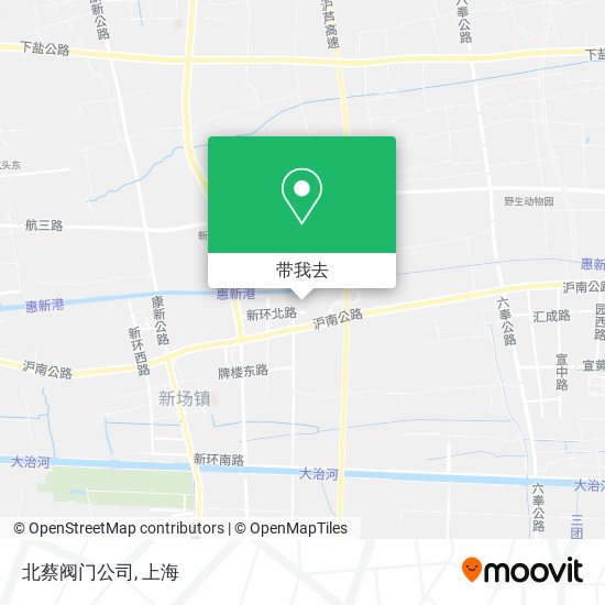 北蔡阀门公司地图