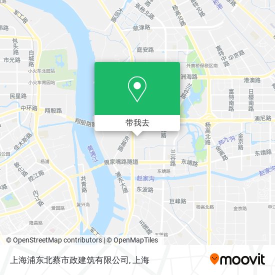 上海浦东北蔡市政建筑有限公司地图