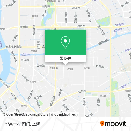 华高一村-南门地图