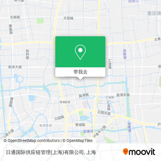 日通国际供应链管理(上海)有限公司地图