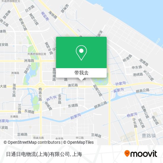 日通日电物流(上海)有限公司地图