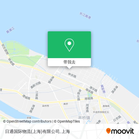 日通国际物流(上海)有限公司地图
