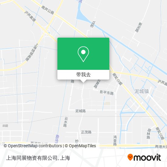 上海同展物资有限公司地图