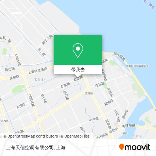 上海天信空调有限公司地图