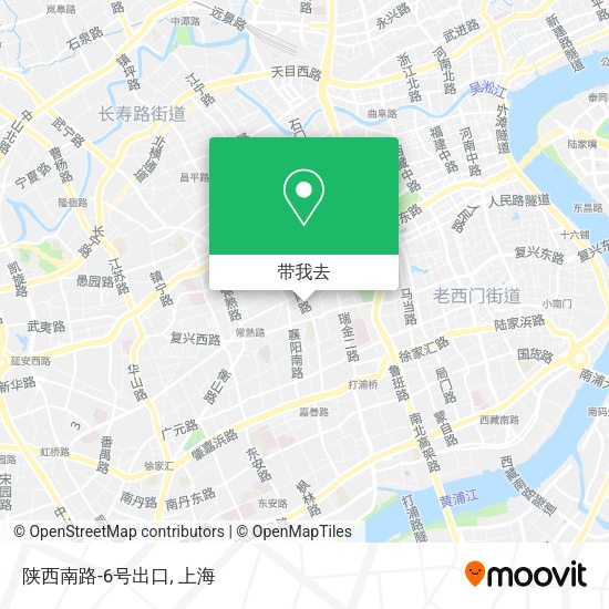 陕西南路-6号出口地图
